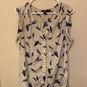 Woman’s sleeveless blouse